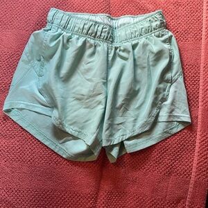 Women's Light Blue Athletic Shorts